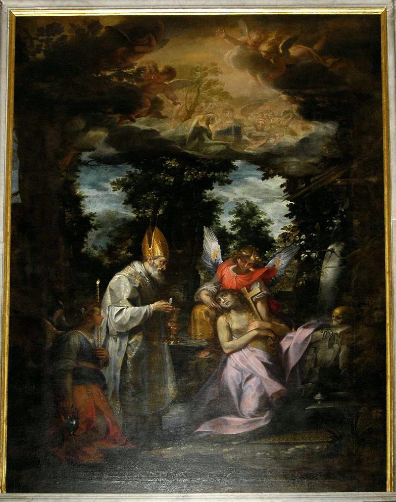 33 Vanni F. Piola D. secc. XVI XVII, Maddalena riceve il viatico da San Massimino beweb