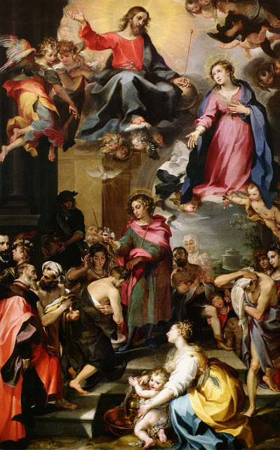 5 Francesco Vanni Sant'Ansano battezza i senesi 1593 96 Siena