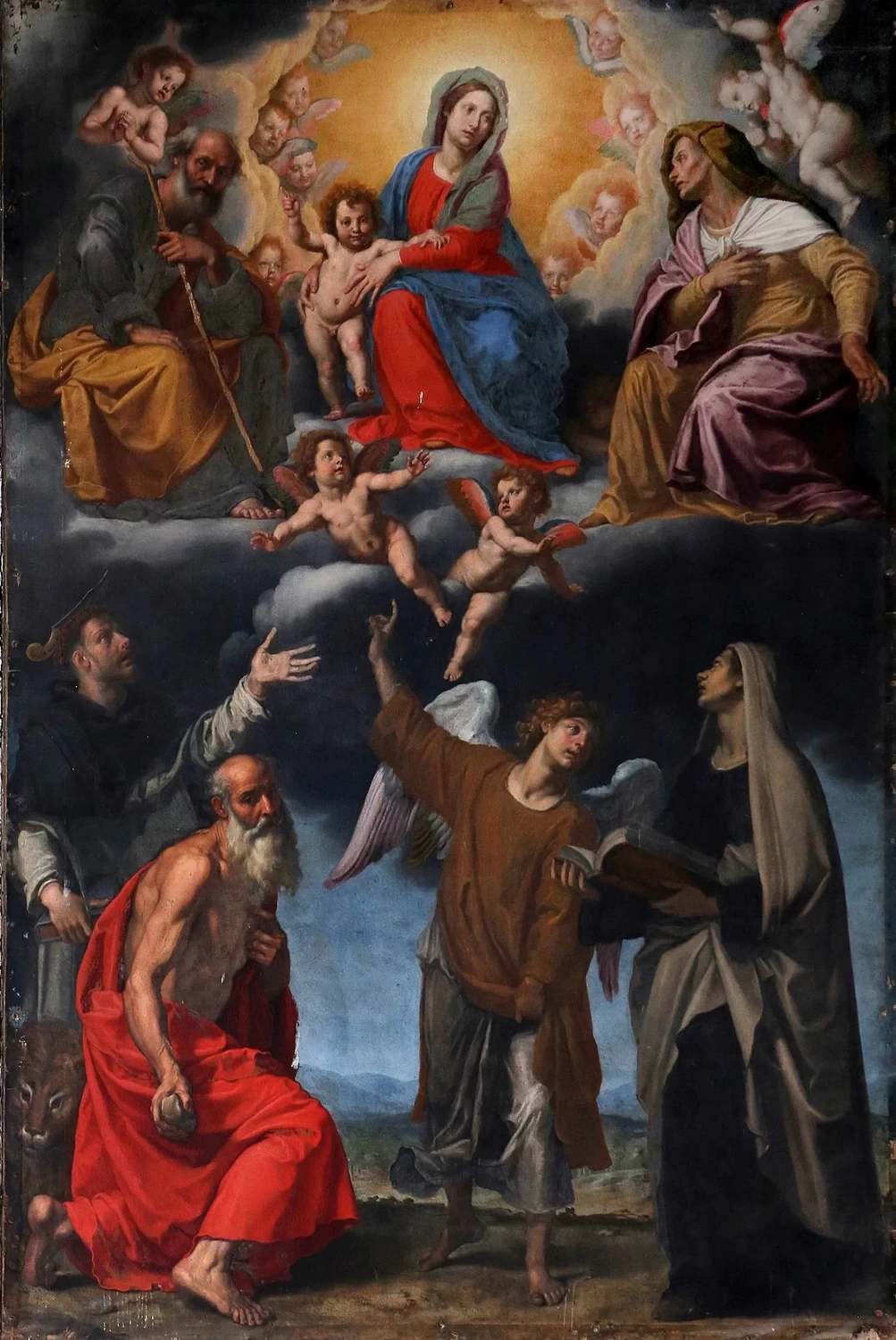 Vannini Ottavio 52 Madonna col Bambino e santi San Domenico, Pistoia