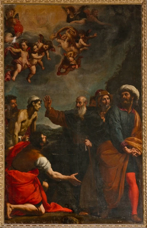Vannini Ottavio 66 s. Antonio abate che guarisce uno storpio San Felice, Firenze