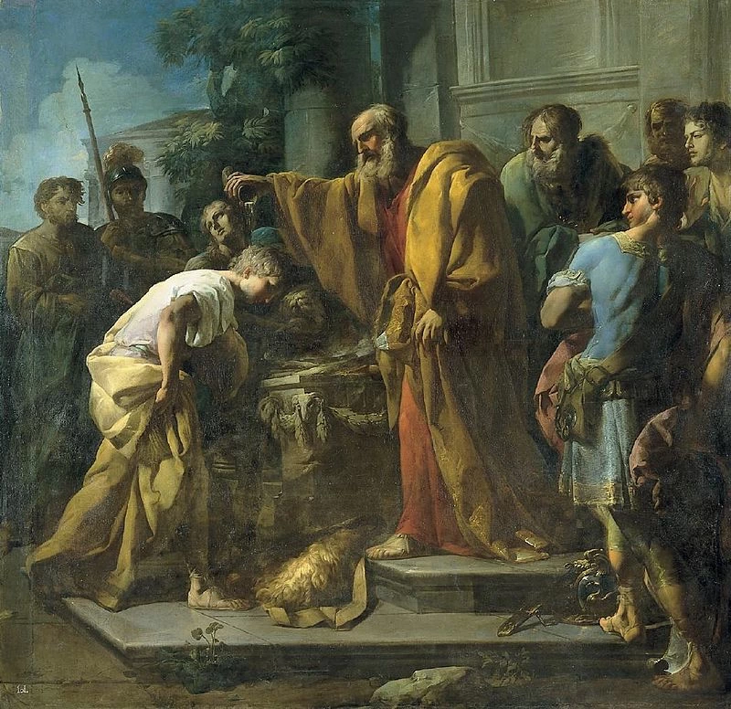 Il profeta Samuele benedice Davide