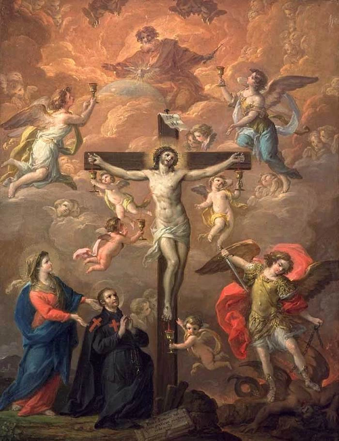 Crocifissione con S. Michele