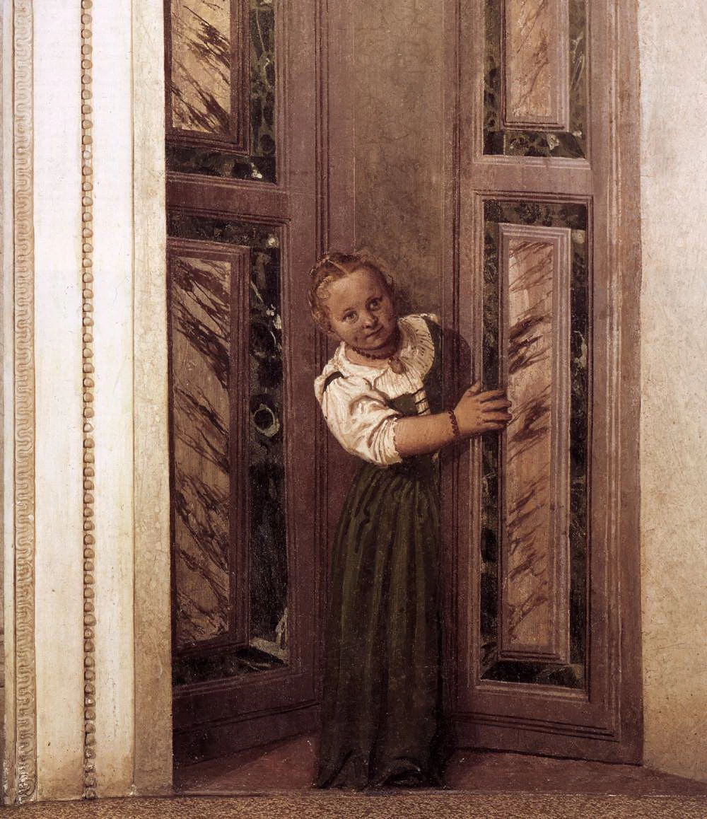 Bambina alla porta - Villa Barbaro, Maser