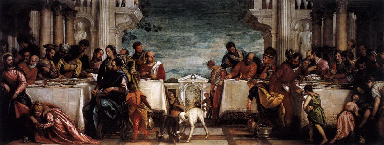 Cena nella casa di Simone - Pinacoteca di Brera, Milan