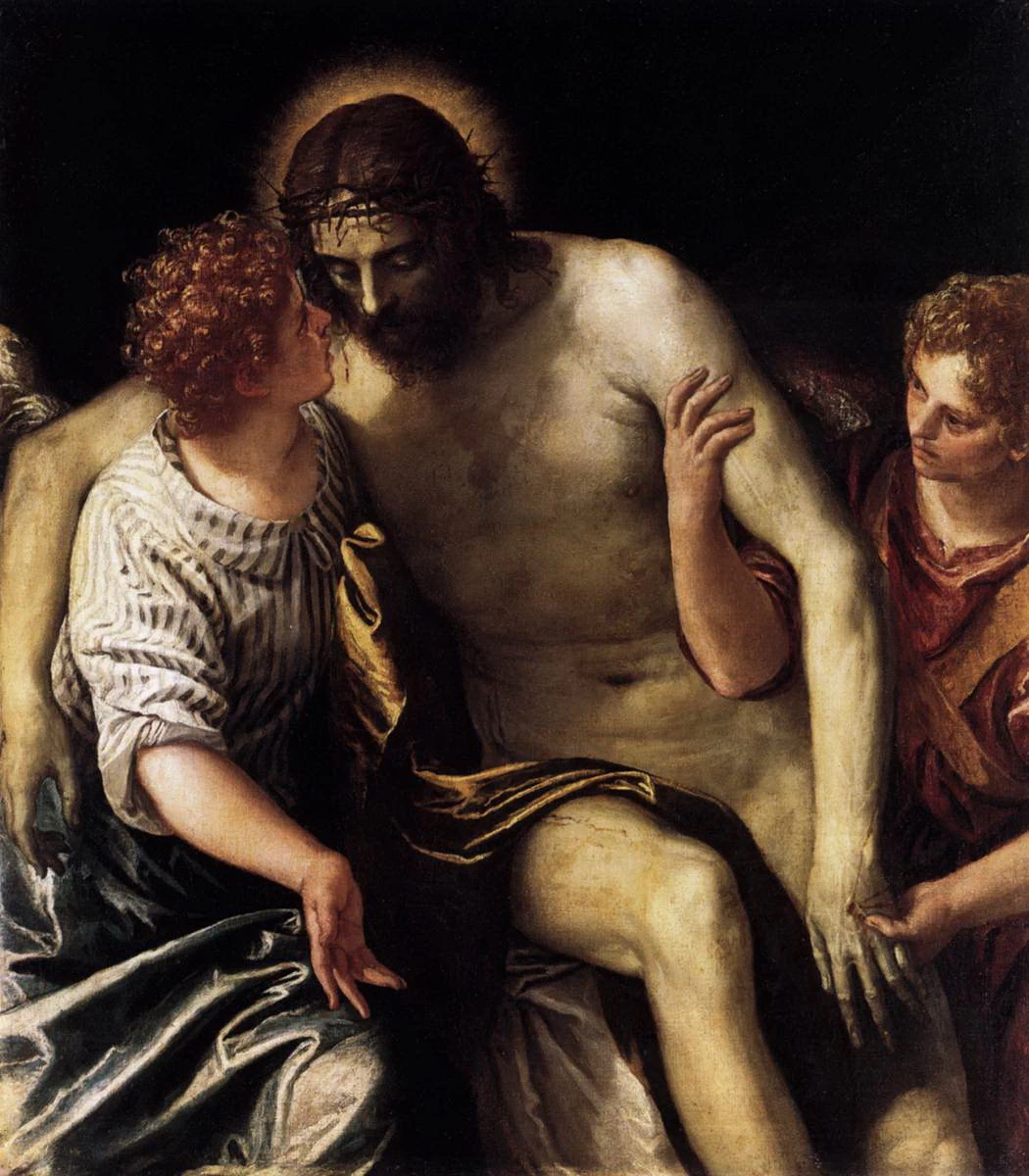 Cristo morto sorretto da due angeli - Staatliche Museen, Berlin
