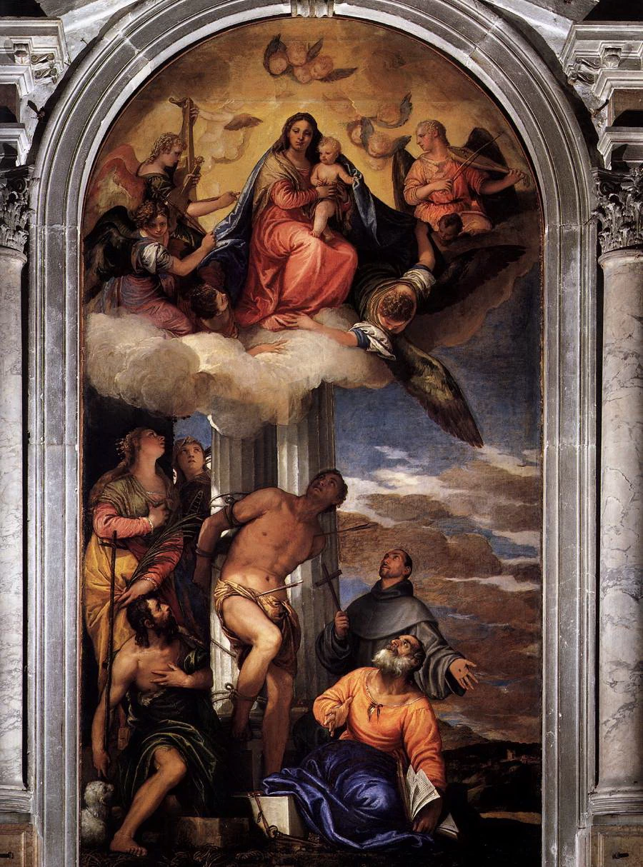 La Vergine col Bambino e santi - San Sebastiano, Venice