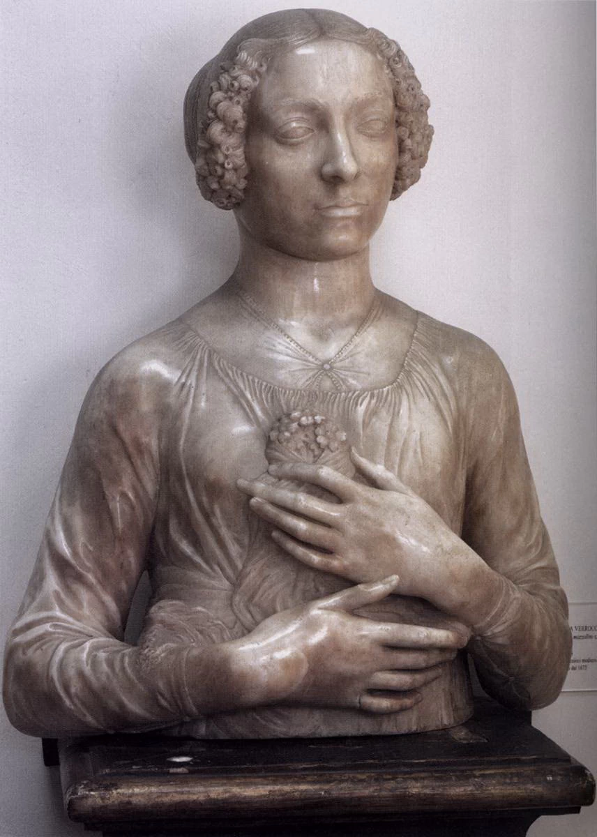 Dama con primule - Museo del Bargello Firenze