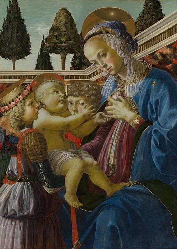 Vergine col Bambini e angeli - National Gallery, London