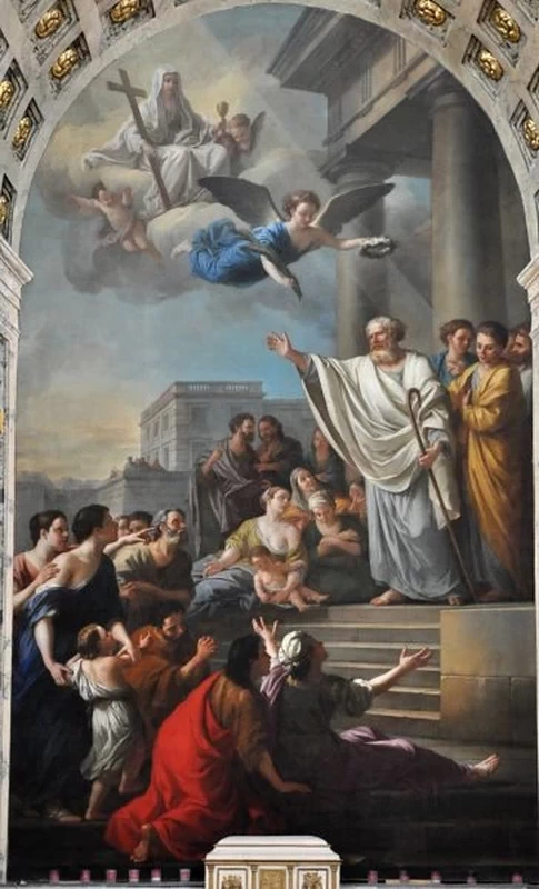 Joseph Marie Vien 40 La predicazione di San Dionigi in Gallia