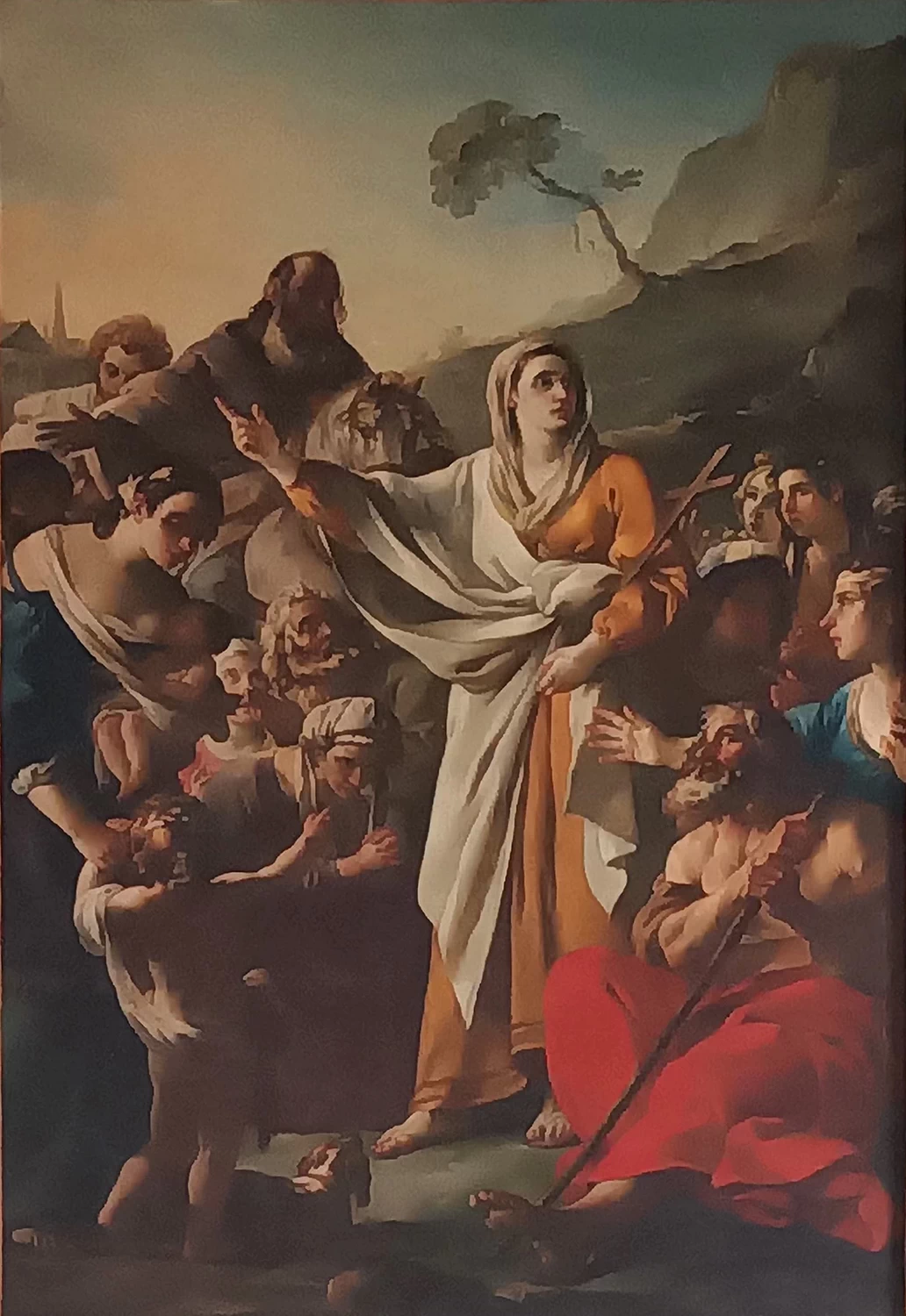 Joseph Marie Vien 41 La predicazione di Santa Marta Collégiale Sainte Marthe de Tarascon