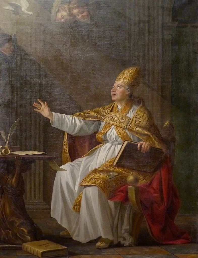 Joseph Marie Vien 69 San Gregorio Magno, papa Museo Fabre, Montpellier