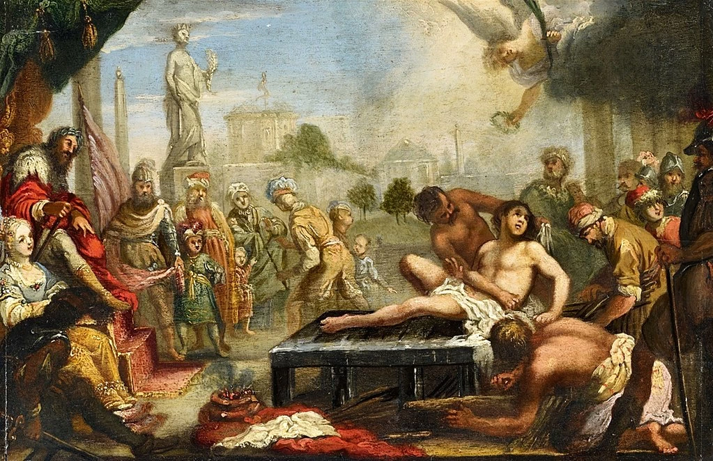 Claude Vignon 22 Il martirio di San Lorenzo