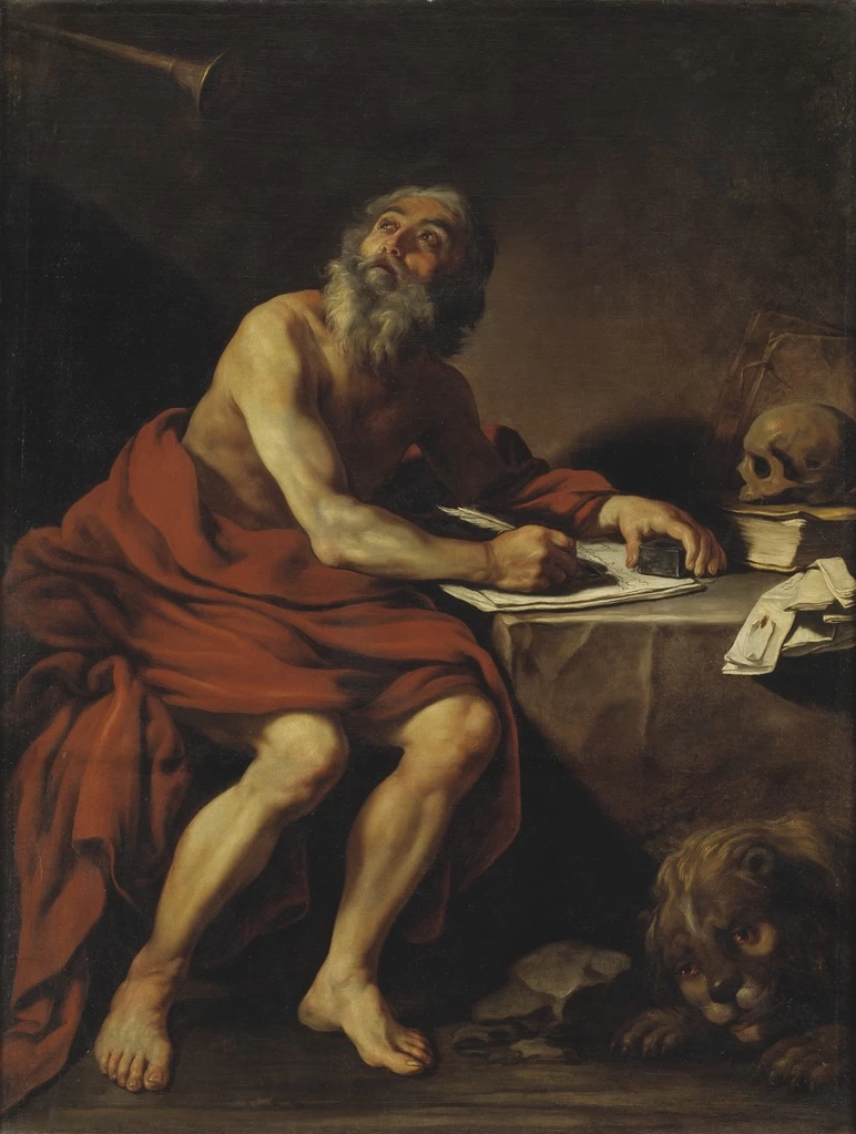 Claude Vignon 35 La visione di San Girolamo Nationalmuseum, Stoccolma