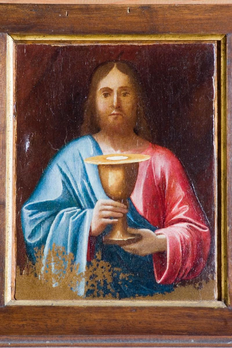 Gesù Cristo con il calice e l'ostia