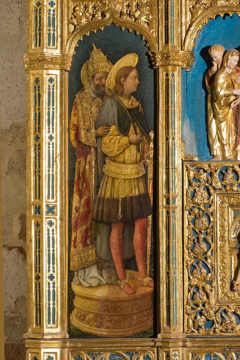 A. D'Alemagna G. (1443), San Gaio papa e santo cavaliere