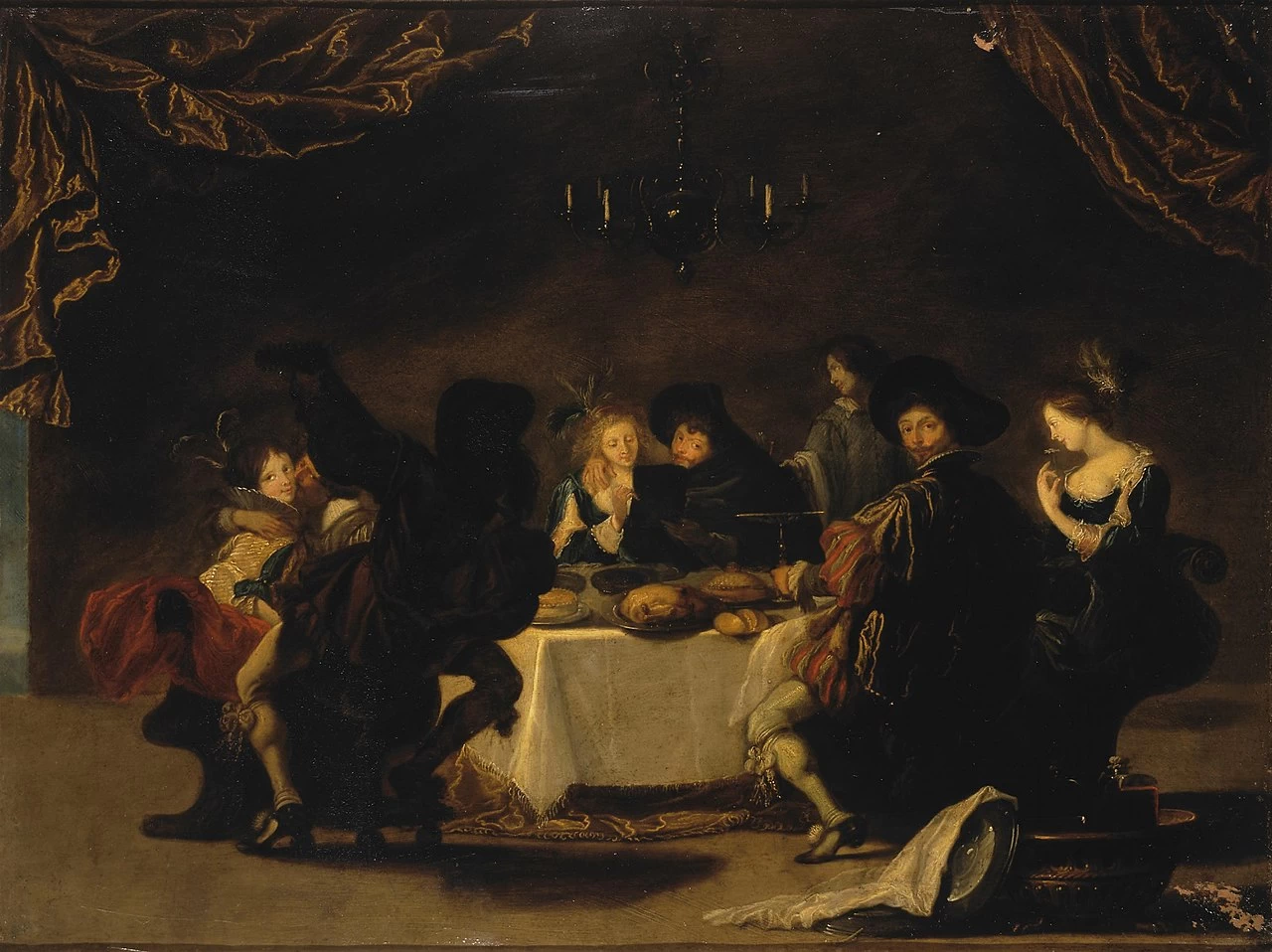 Simon de Vos 9 Allegra compagnia Hermitage, San Pietroburgo 1