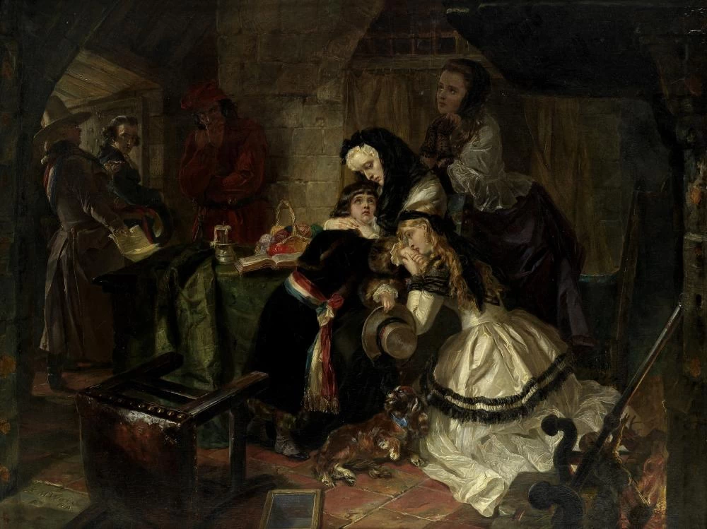 Edward Matthew Ward 40 L'ultima separazione di Maria Antonietta e suo figlio