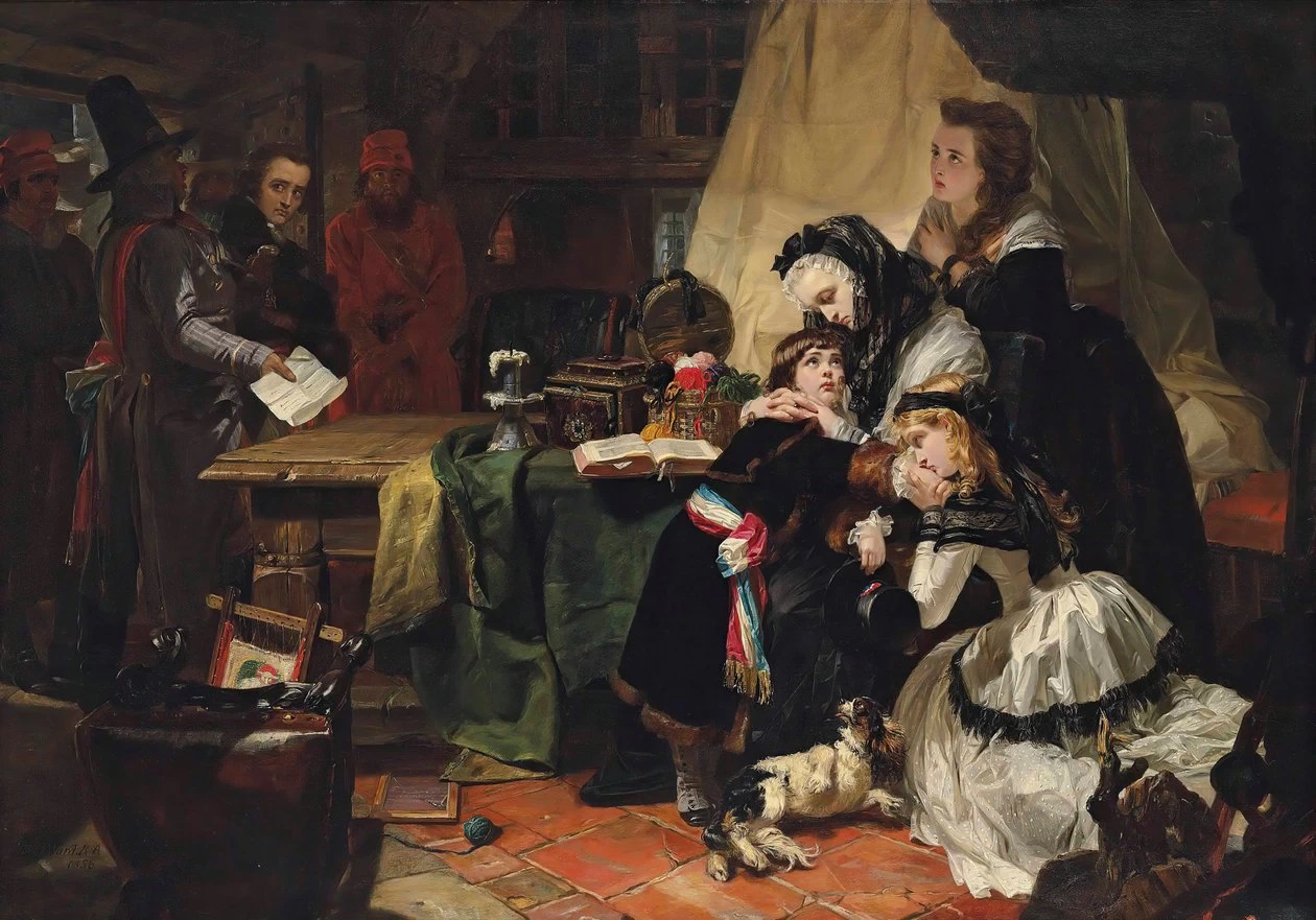 Edward Matthew Ward 41 L'ultimo addio di Maria Antonietta e suo figlio, 1856
