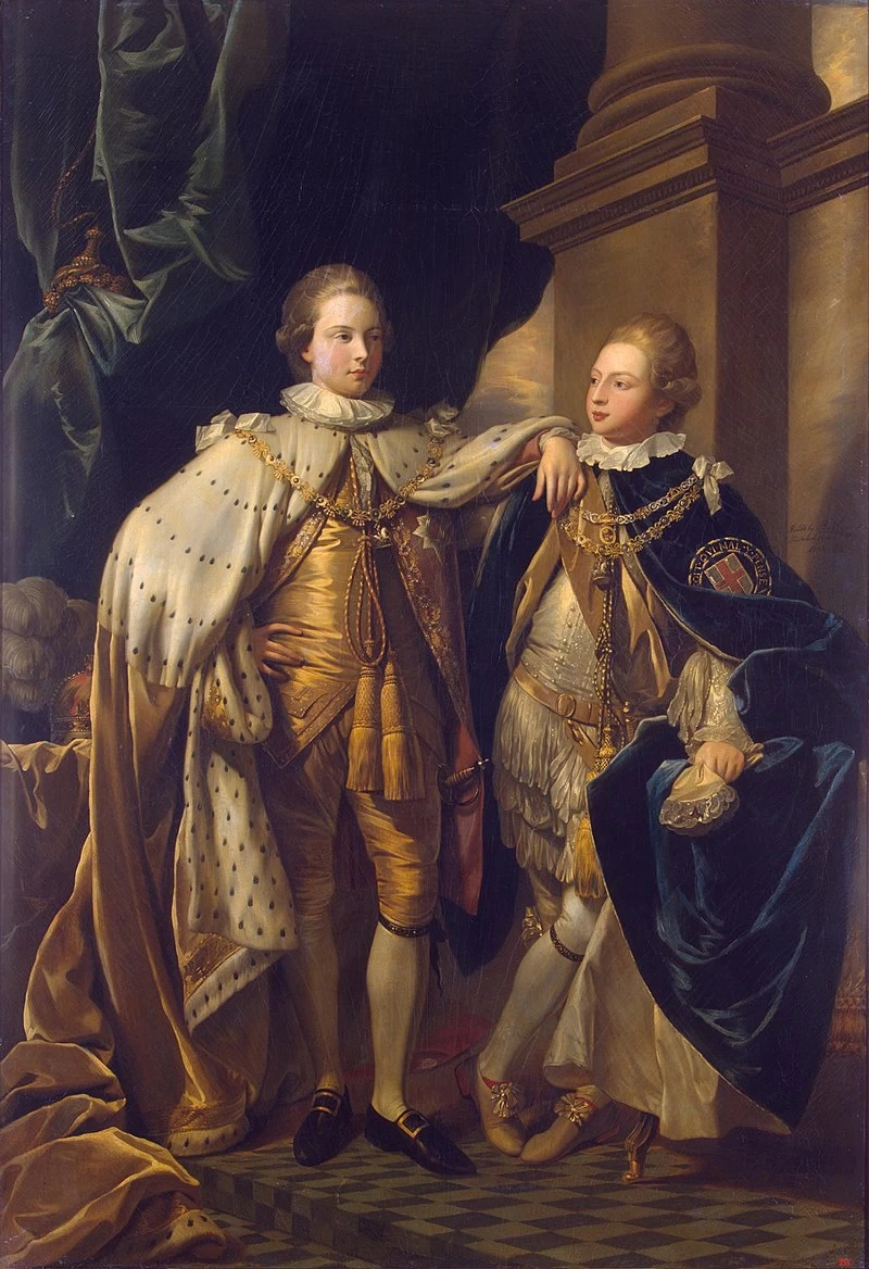 Benjamin West 125 Ritratto di Giorgio, principe di Galles, e del principe Federico, in seguito duca di York Hermitage, San Pietroburgo