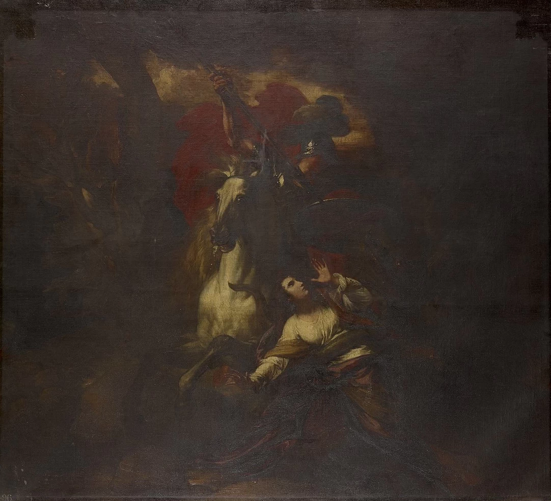 Benjamin West 133 San Giorgio che uccide il drago Royal Collection