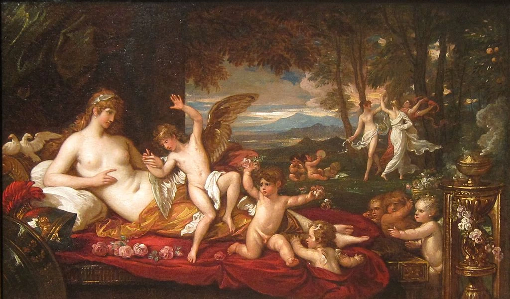 Benjamin West 29 Cupido punto da un'ape Fine Arts Museums of San Francisco