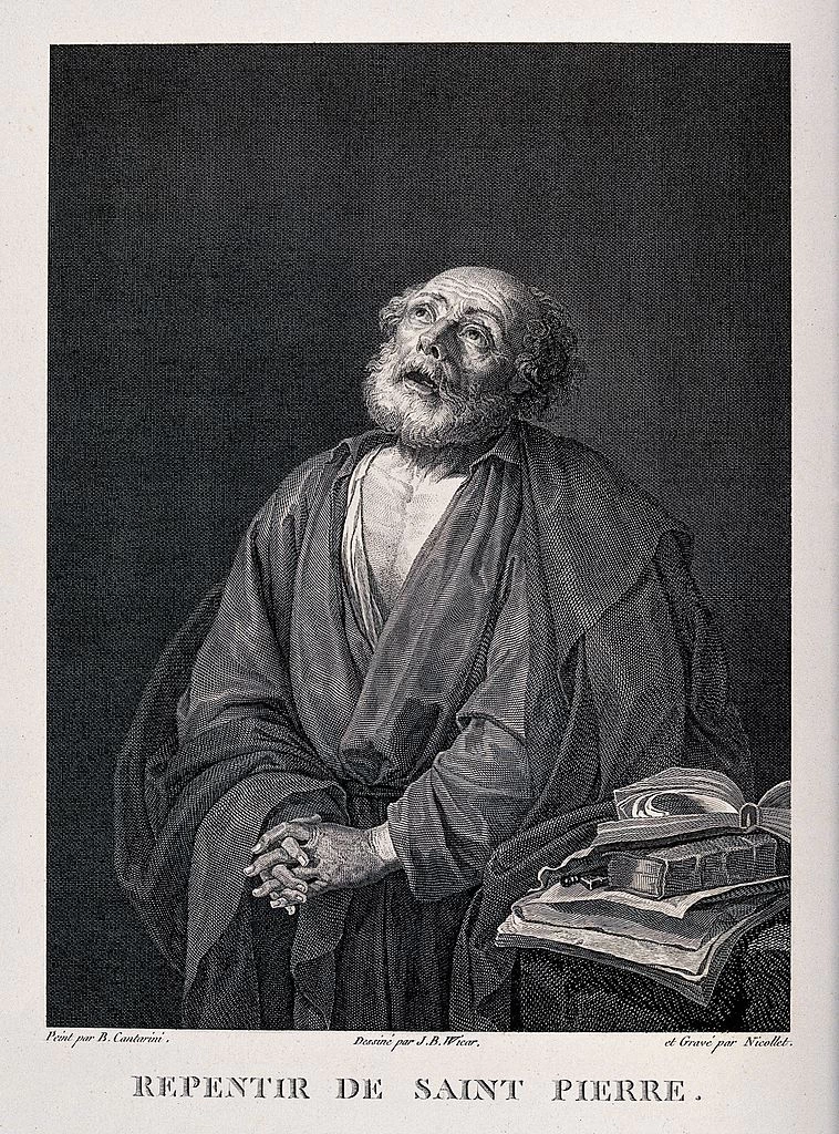 Jean Baptiste Wicar 104 San Pietro, da Cantarini