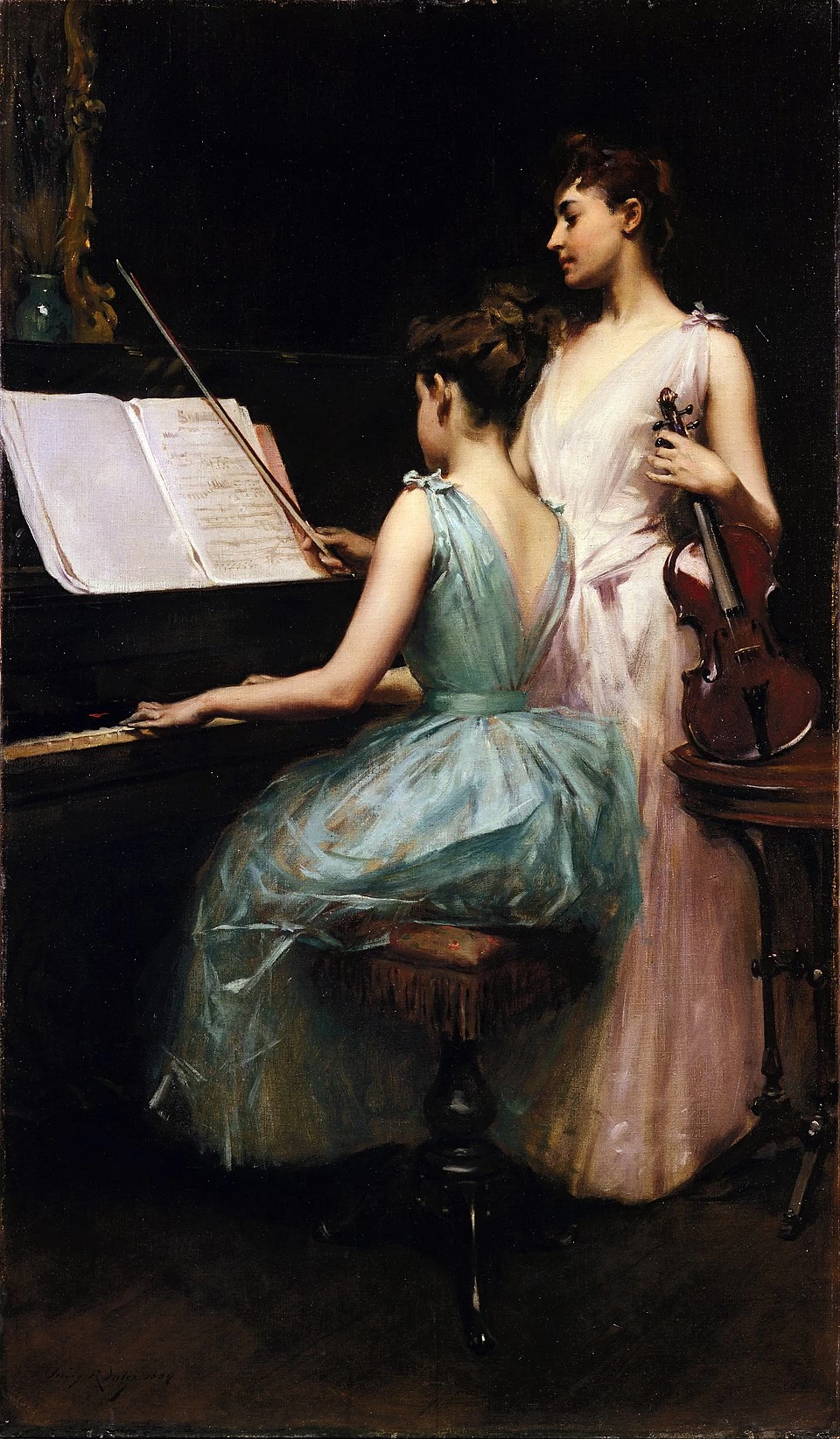Irving Ramsey Wiles 35 La sonata Fine Arts Museums of San Francisco