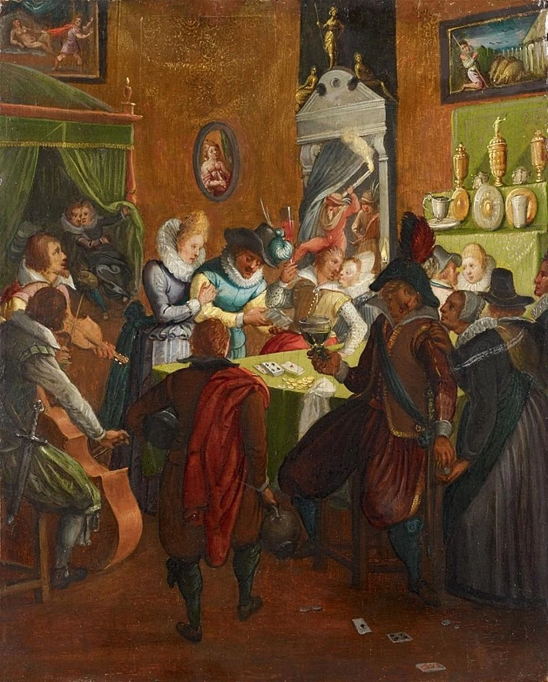 Scena in taverna