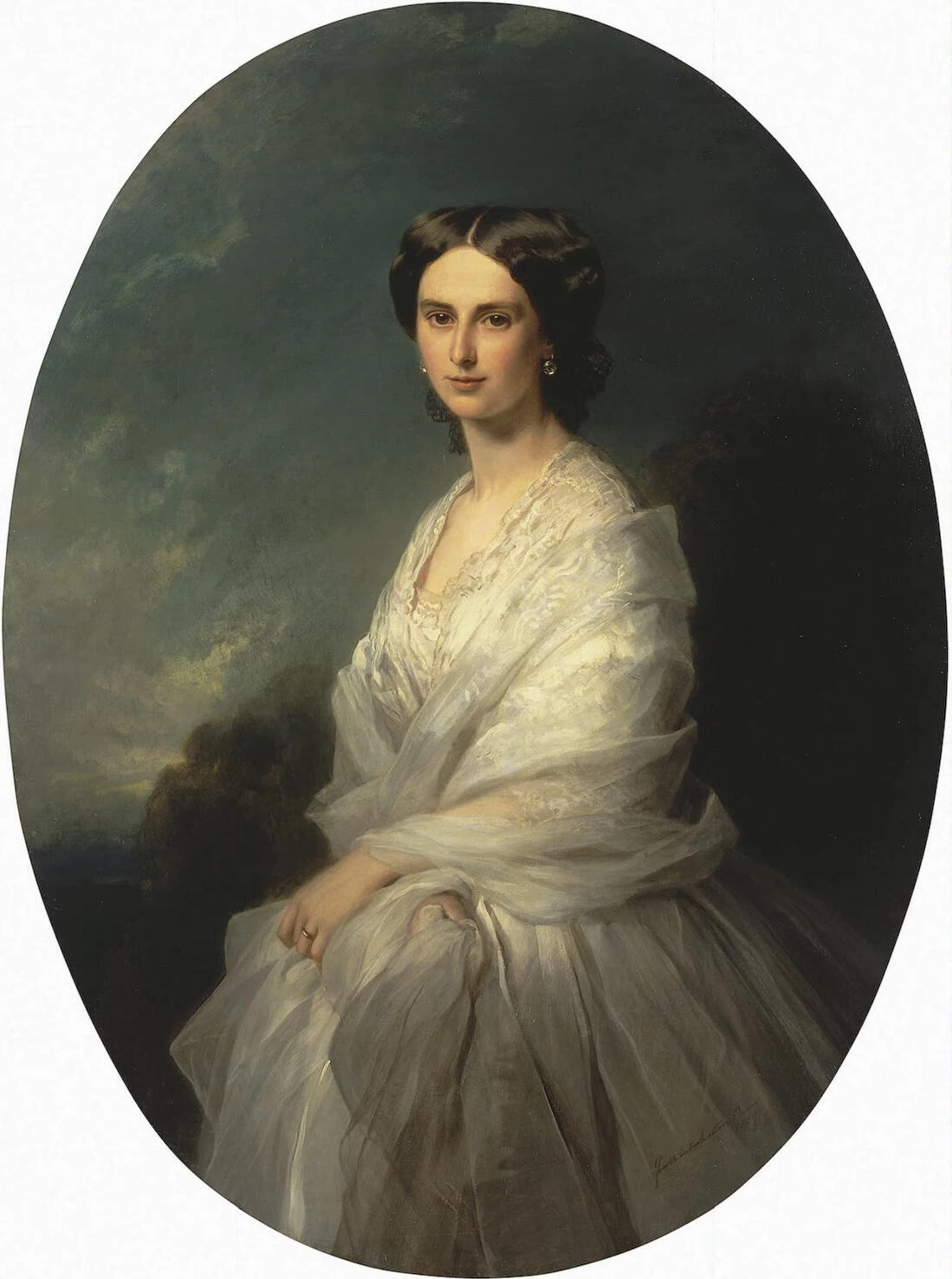 Franz Xaver Winterhalter 35 Ritratto della contessa Sophia Bobrinskaya Hermitage, San Pietroburgo