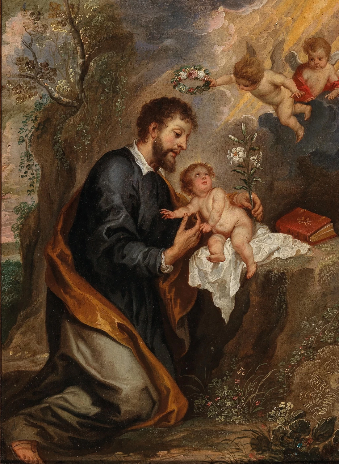 Victor Wolfvoet II 37 Giuseppe con il bambino Gesù