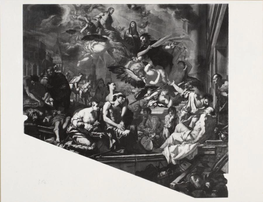 Antonio Zanchi 157 La Vergine appare agli appestati Venezia, Scuola Grande di San Rocco