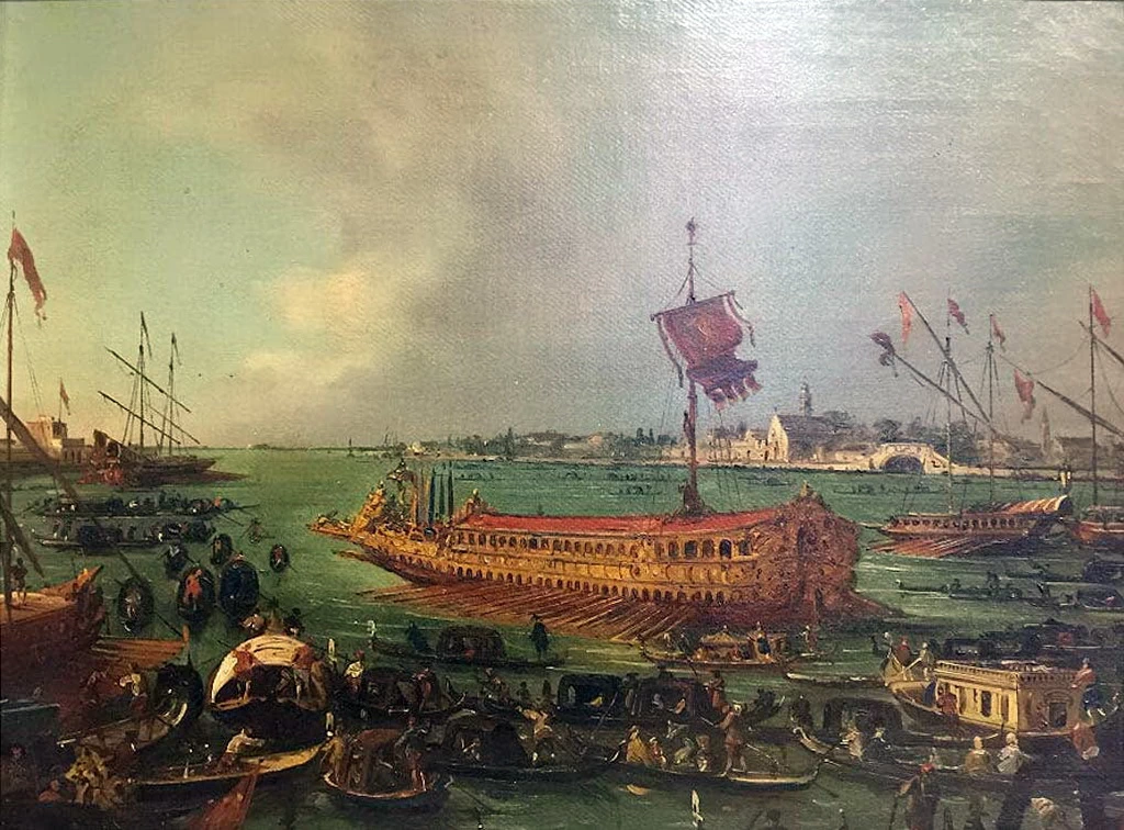 Francesco Zanin Il Bucintoro a san Nicolò Venezia