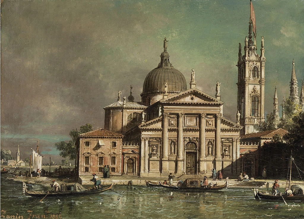 Francesco Zanin Veduta di San Giorgio Maggiore a Venezia