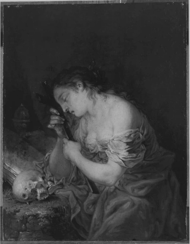 Johann Rasso Januarius Zick 55 Maria Maddalena penitente Bavarian State Painting Collections, Monaco di Baviera