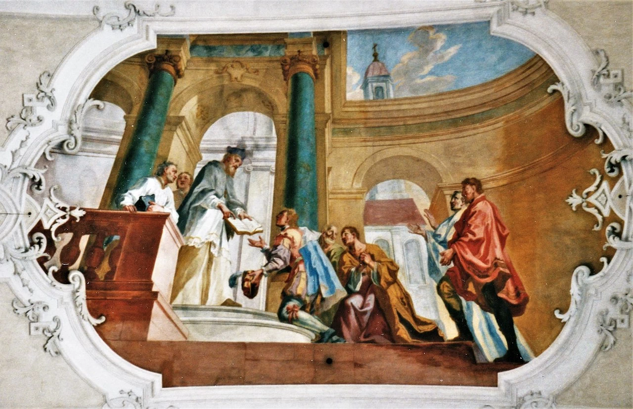 Johann Baptist Zimmermann 52 Affreschi di San Pietro e Paolo 1