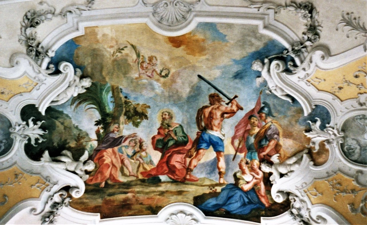Johann Baptist Zimmermann 55 Affreschi di San Pietro e Paolo 4