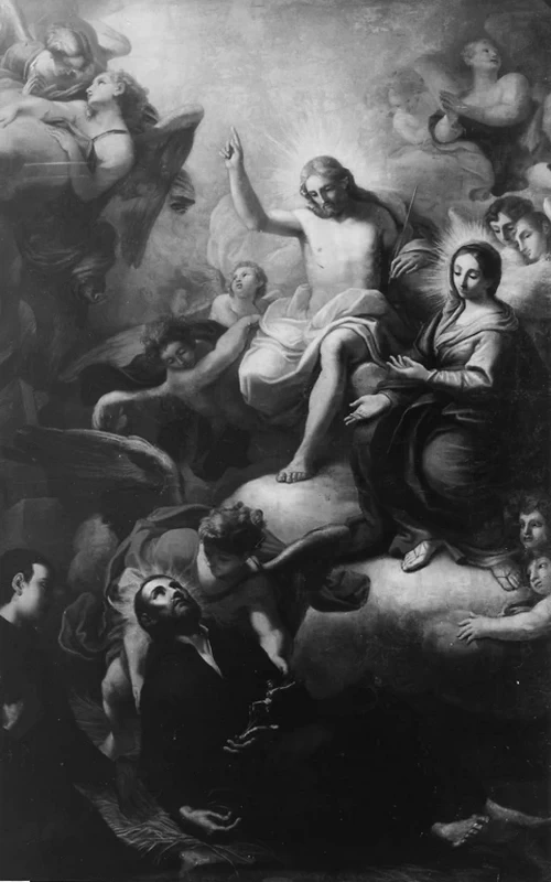 Giacomo Zoboli 23 Morte di San Francesco Regis Chiesa del SS. Nome di Gesù all'Argentina, Roma