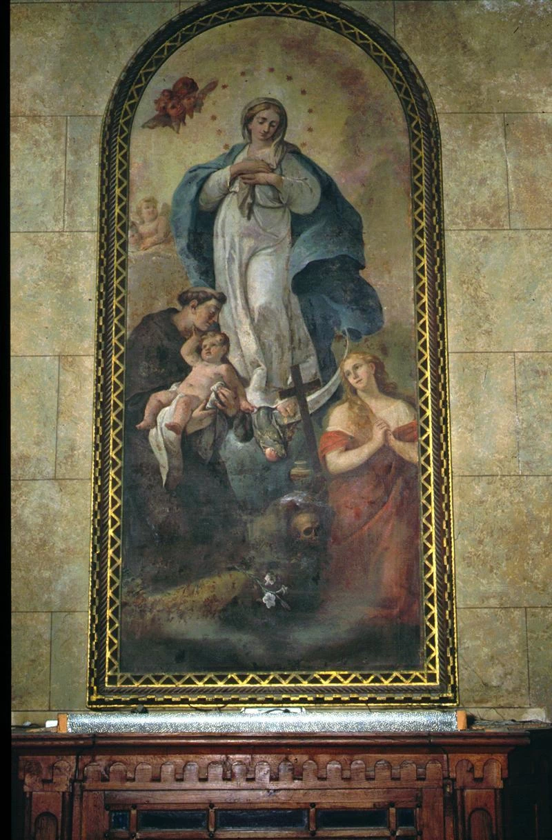 Gaetano Zompini 43 Madonna Immacolata con Sant'Antonio da Padova e Santa Maria Maddalena Arcade, Treviso