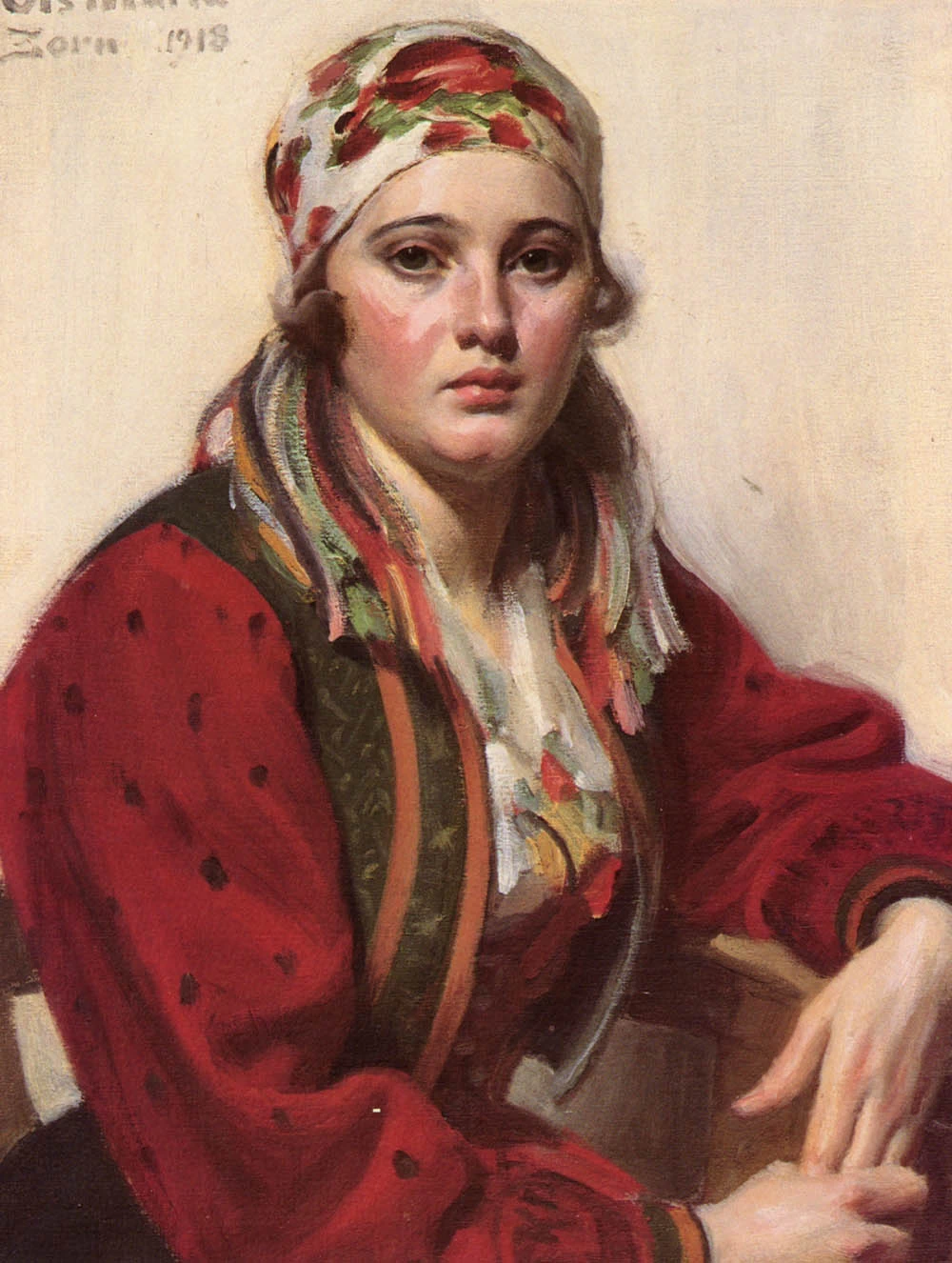 Anders Leonard Zorn 172 Ritratto di Ols Maria