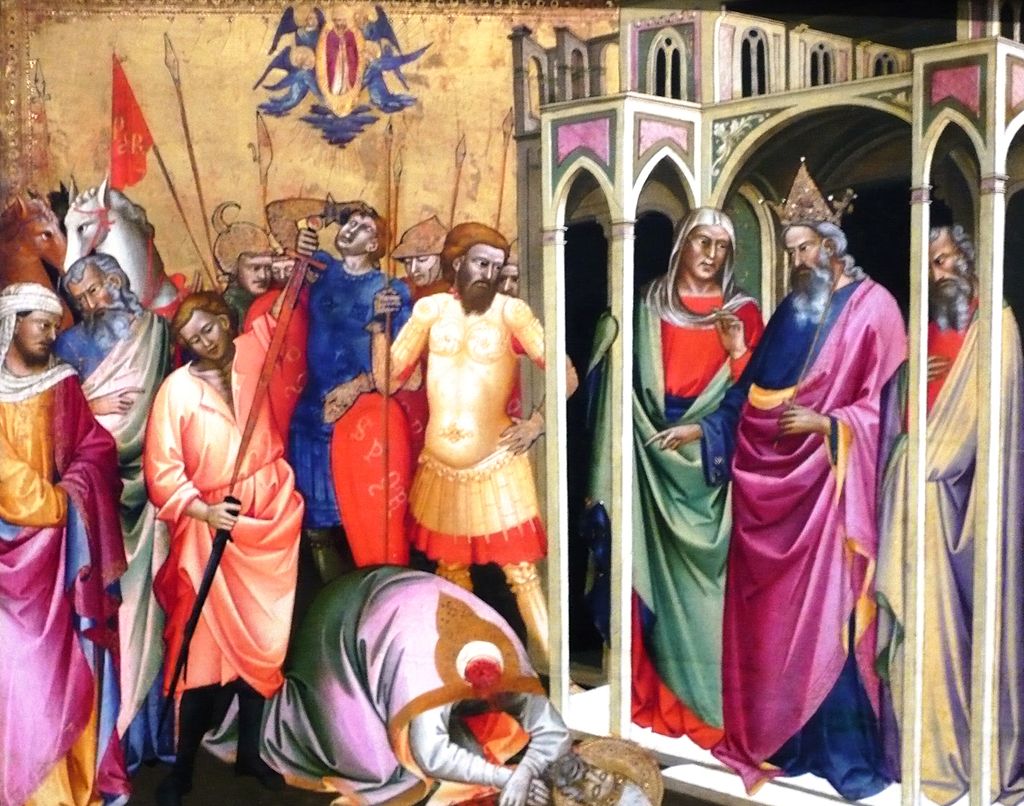 04 22 Lorenzo Monaco 1394 1397 Martirio di papa Caio Los Angeless