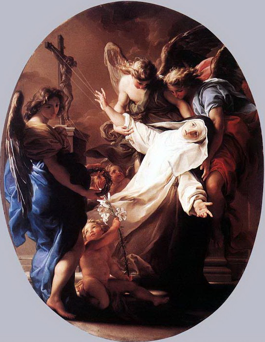04 29 Pompeo Batoni Santa Caterina da Siena Vergine e dottore della Chiesa patrona dItalia