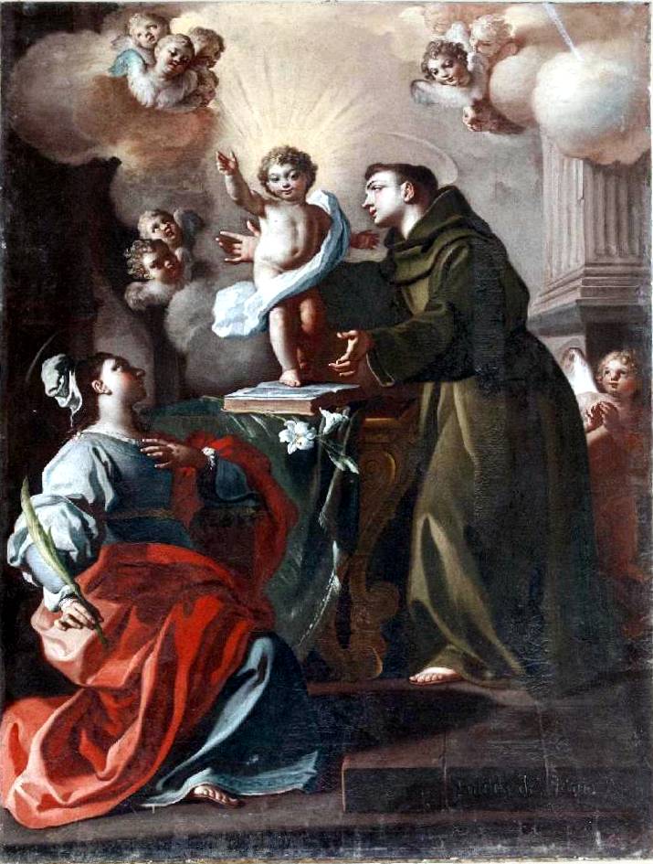 12 2 Sant'Antonio con Gesù bambino e Santa Bibiana beweb