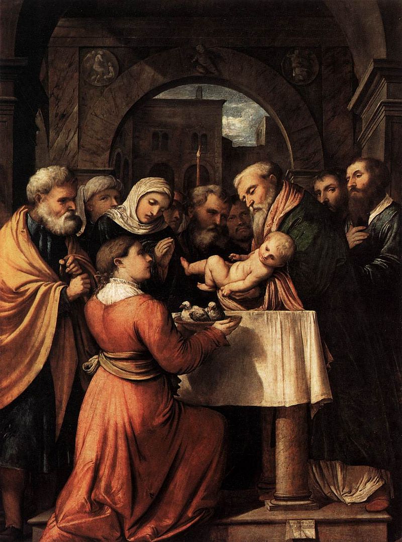 02 2 Romanino Presentazione al Tempio Pinacoteca Brera Milano