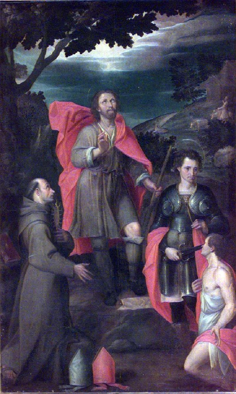 01 26 Scuola veneta sec. XVII, San Timoteo tra santi