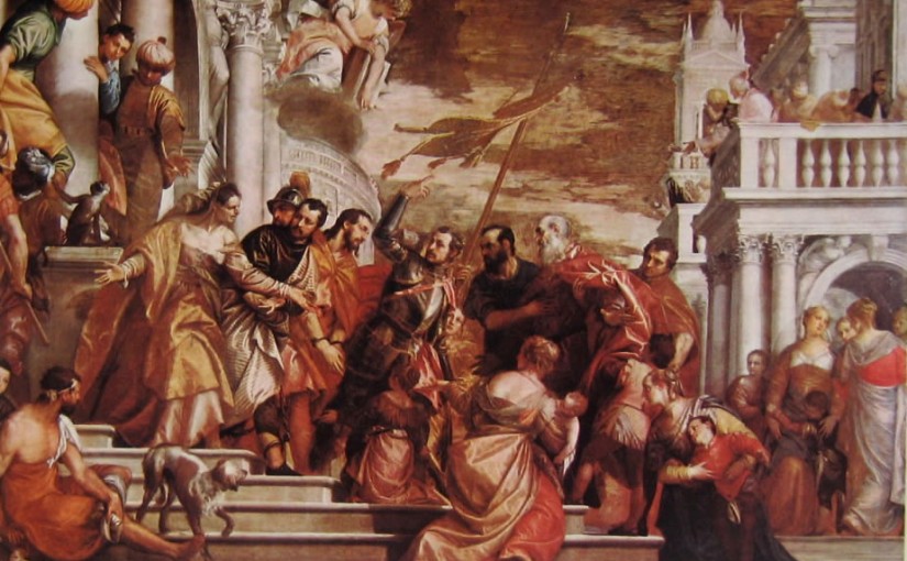 01 9 Veronese I santi Marco e Marcellino vengono condotti al martirio San Sebastiano, Venice