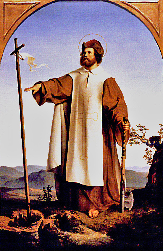 06 5 St. Boniface, by Alfred Rethel (1832)