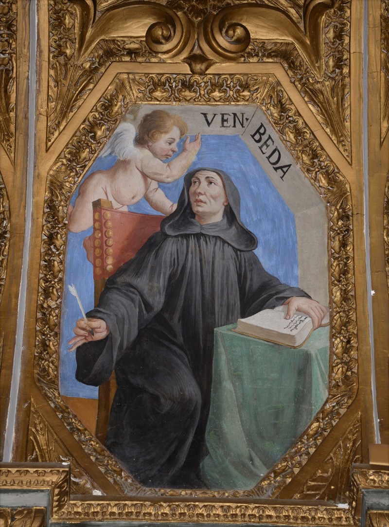 05 25 Solimena A. sec. XVII, Dipinto murale di San Beda beweb