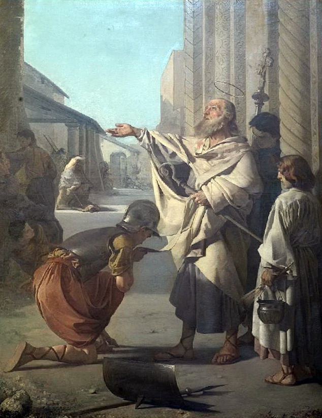 05 5 Acerbi E. (1875), San Geronzio converte un soldato di Odoacre beweb