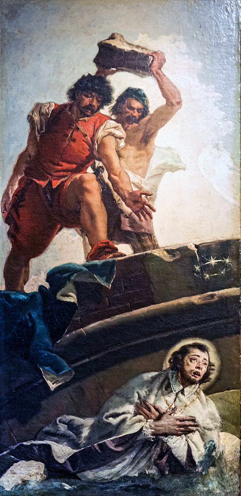 03 20 Martirio di San Giovanni Nepomuceno G.D. Tiepolo Chiesa di San Polo (Venezia) Oratorio del Crocifisso