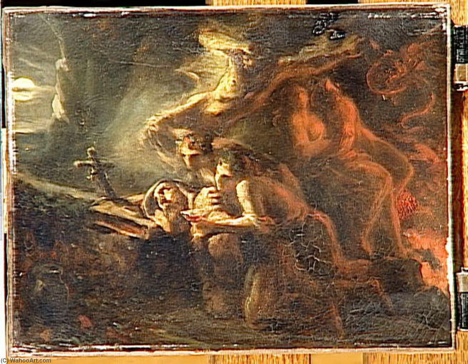 03 28 1p 2022 Le tentazioni di sant'Ilarione bozzetto